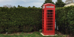 A Red Phone Box For The Garden