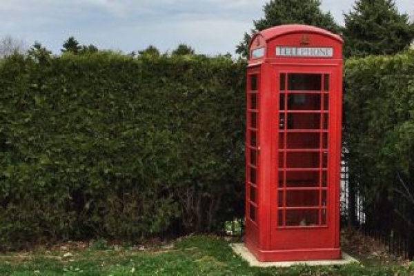 A Red Phone Box For The Garden